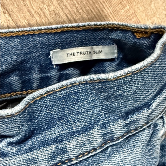 Zara Women's Medium Wash Blue Straight Jeans - Picture 4 of 10